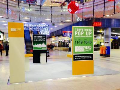 POP-up Verotoimisto Kauppakeskus Kamppi