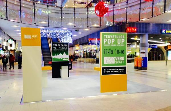 POP-up Verotoimisto Kauppakeskus Kamppi